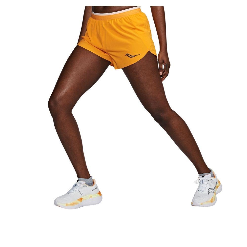 SAUCONY ELITE SPLIT SHORT กางเกงวิ่งขาสั้นผู้หญิง - Rev Online