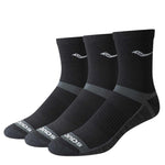 SAUCONY INFERNO MID CREW SOCK3/PACK ถุงเท้าวิ่งสำหรับผุ้ชายและผู้หญิง - Rev Online