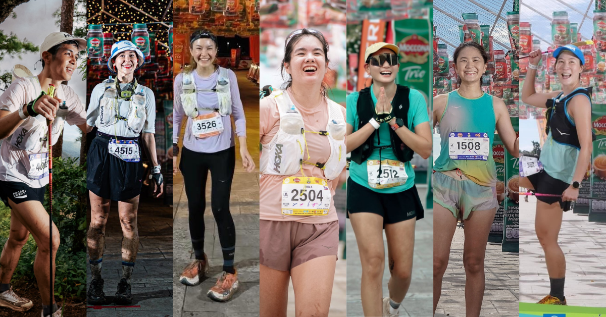นักวิ่ง HOKA สร้างสีสันเวที CM6 — เทรลเรซระดับตำนานของไทย