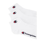 CHAMPION 3PK QUARTER SOCKS ถุงเท้าแพ็ก 3 คู่สำหรับผู้ชายและผู้หญิง - Rev Online