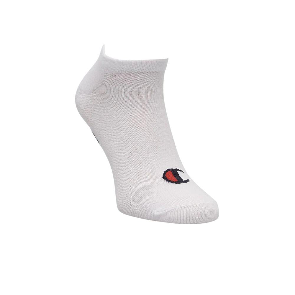CHAMPION 3PK SNEAKER SOCKS ถุงเท้าแพ็ก 3 คู่สำหรับผู้ชายและผู้หญิง - Rev Online