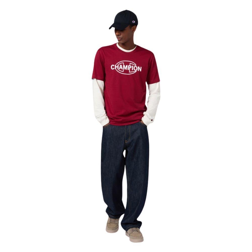 CHAMPION SS TEE เสื้อยืดทีเชิ๊ตผู้ชาย - Rev Online