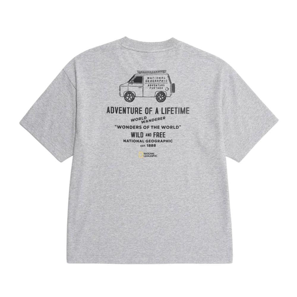 NATIONAL GEOGRAPHIC TREASURE OLD VAN TEE เสื้อยืดทีเชิ๊ตสำหรับผู้ชายและผู้หญิง - Rev Online