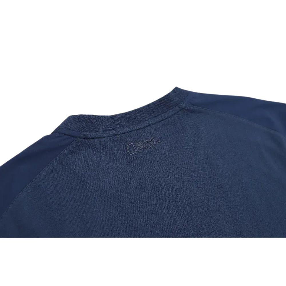 NATIONAL GEOGRAPHIC UNISEX WOVEN SLEEVE เสื้อยืดทีเชิ๊ตสำหรับผู้ชายและผู้หญิง - Rev Online