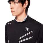 OAKLEY SKULL PLIABLE LS MOCK SHIRT เสื้อโปโลผู้ชาย - Rev Online