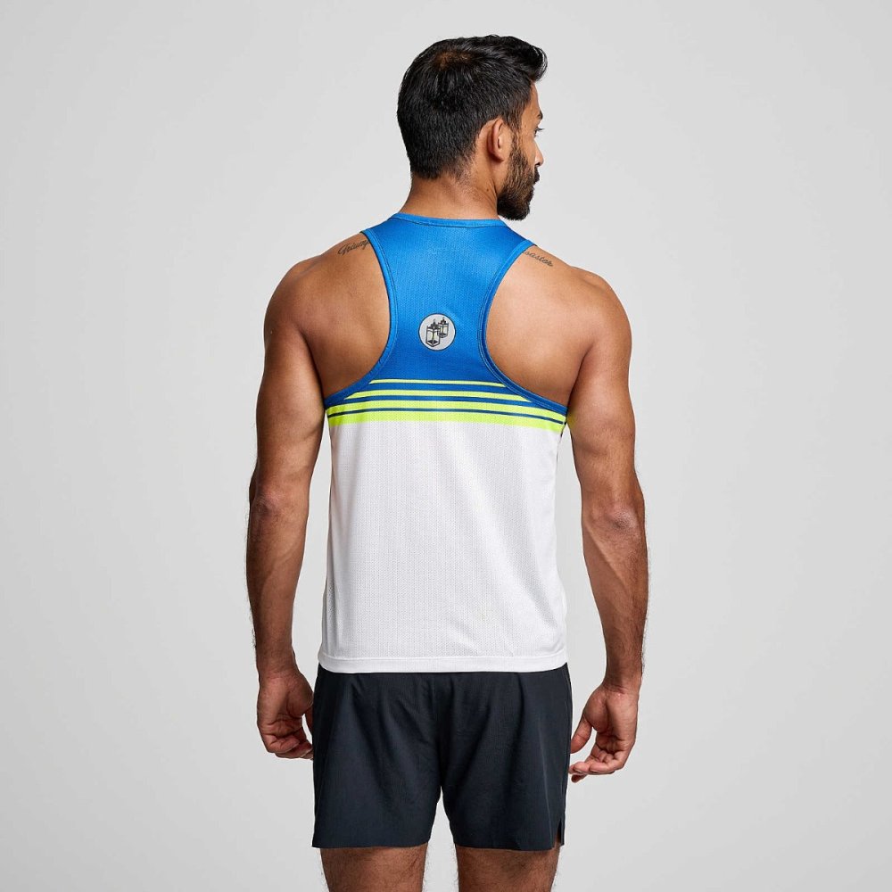 SAUCONY - STOPWATCH GRAPHIC SINGLET Men - Rev Online