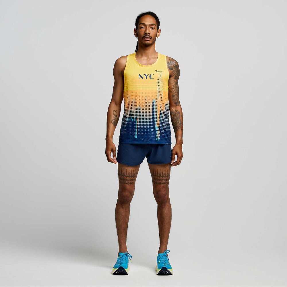 SAUCONY - STOPWATCH GRAPHIC SINGLET Men - Rev Online